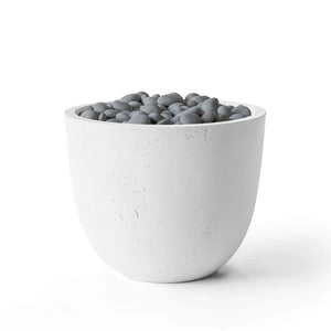 HPC Fire Element Lightweight Concrete Manual Ignition Fire Pit - Natural - Slate Beach Stone