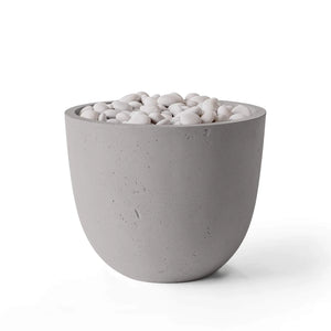 HPC Fire Element Lightweight Concrete Manual Ignition Fire Pit - Sandstone - Ivory Beach Stone