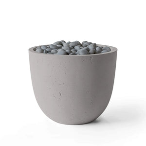 HPC Fire Element Lightweight Concrete Manual Ignition Fire Pit - Sandstone - Slate Beach Stone