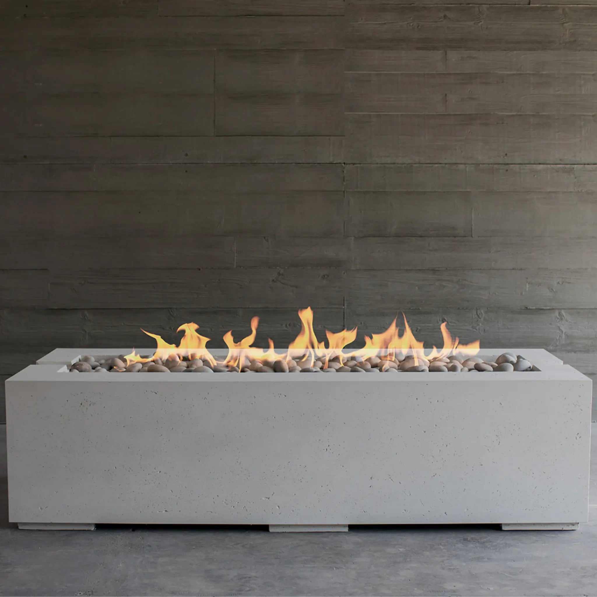 HPC Fire Avera 60" Lightweight Concrete Electronic Ignition Fire Pit